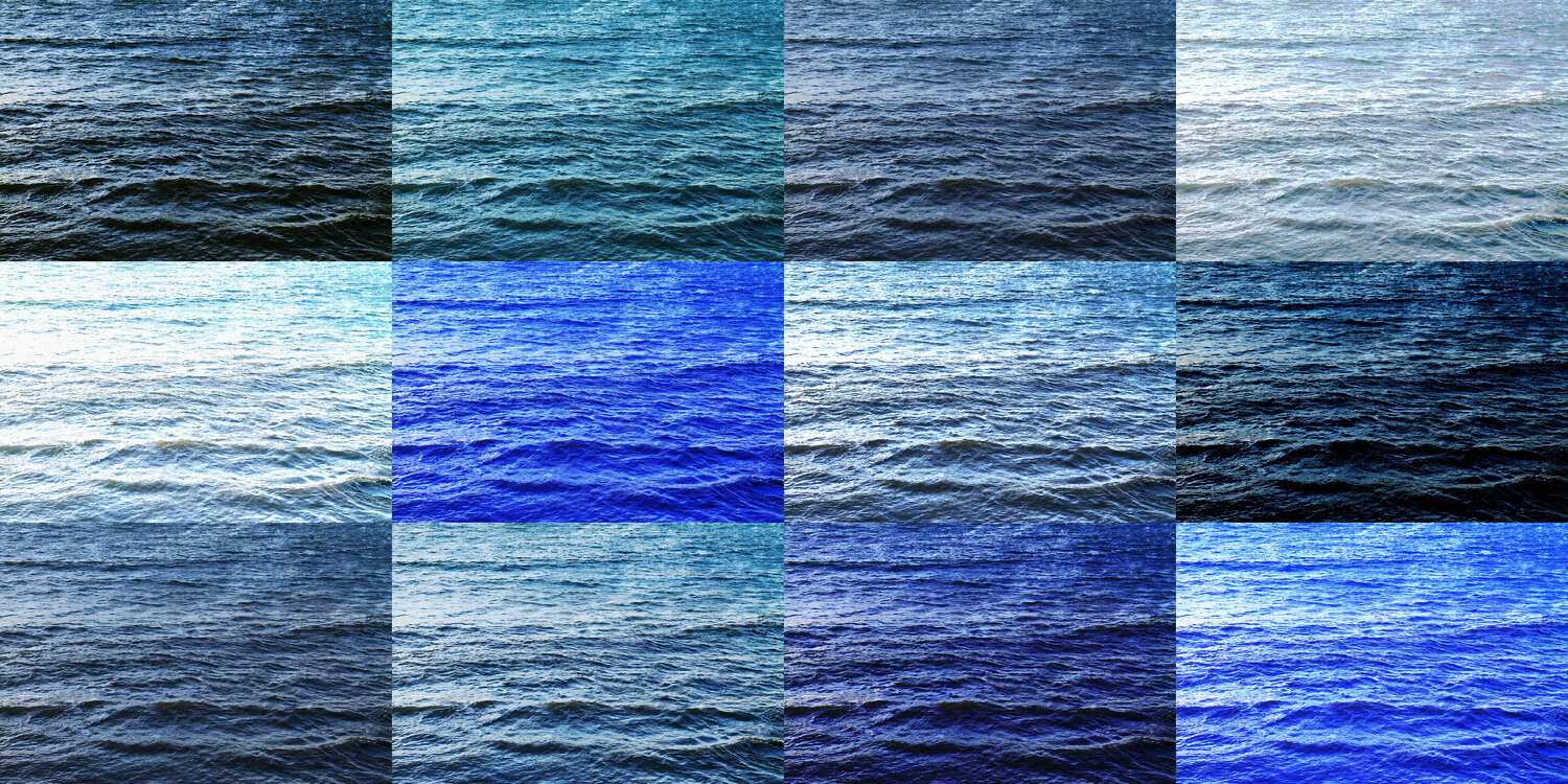 Blue Wave Composition Laurie Victor Kay
