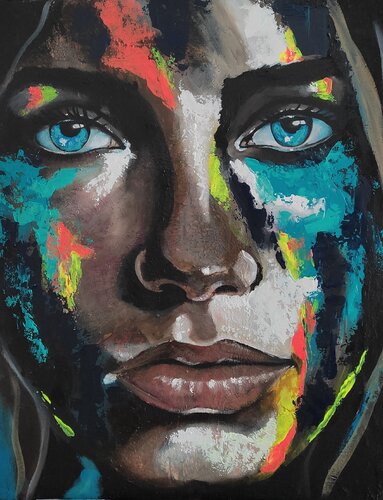 Just a Glance by Irina Lorei, Painting for Sale on Singulart