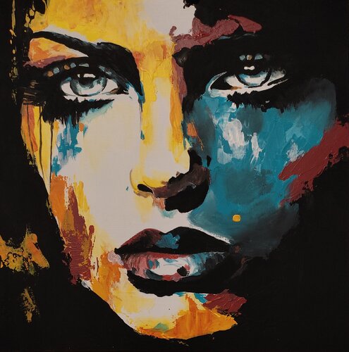 Iron Gaze by Irina Lorei, Painting for Sale on Singulart