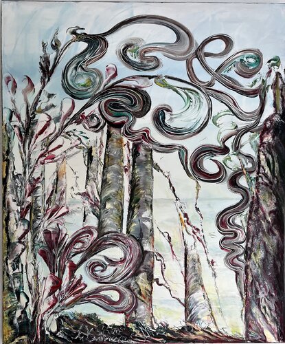 Wald im Wandel van Hannelore Kammerer, Schilderij te koop op Singulart