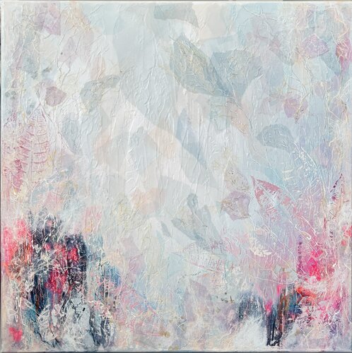 Clearing - from the series Hidden Gardens di Maria Dilmann, Pittura in vendita su Singulart