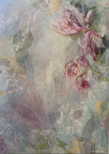 Whisper - series Hidden Gardens by Maria Dilmann, Painting for Sale on Singulart