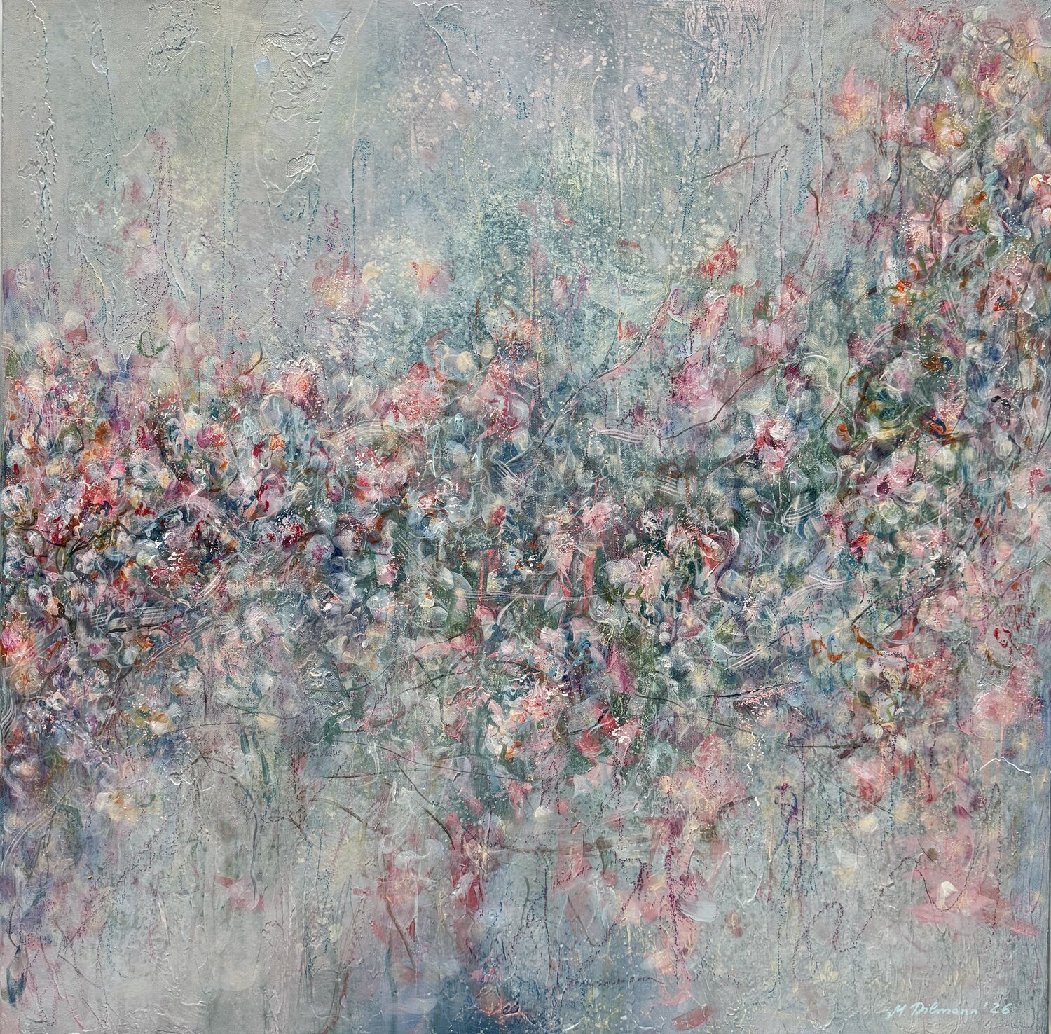 Ephemera - from the series Hidden Gardens Maria Dilmann Original painting for sale