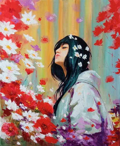 "Enjoyment" di Oleg Ryzhkov, Pittura in vendita su Singulart