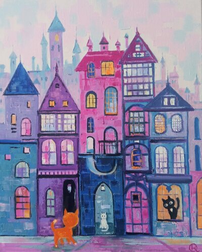 "Before the Walk" di Oleg Ryzhkov, Pittura in vendita su Singulart