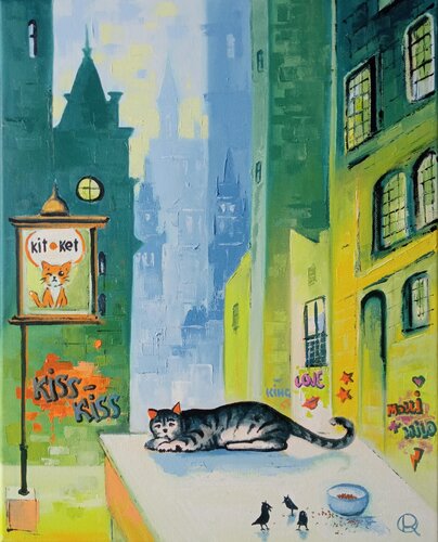 “Siesta” di Oleg Ryzhkov, Pittura in vendita su Singulart