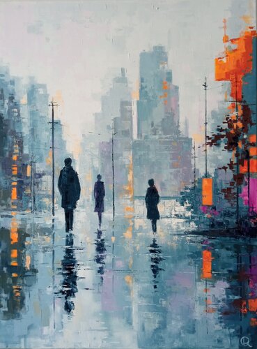 "Urban Distance" von Oleg Ryzhkov, Malerei kaufen auf Singulart