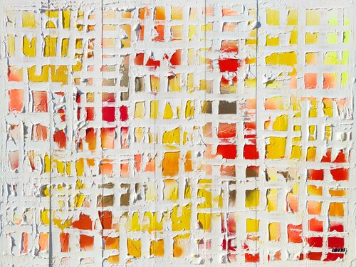 Urban zen orange 15 de Joan Llaverias, Pintura a la venta en Singulart