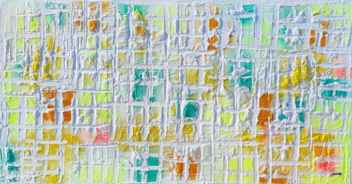 Urban texture meditación 2 par Joan Llaverias, Peinture en vente sur Singulart