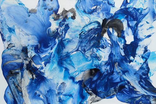 Orgánic lux posidonia 7 by Joan Llaverias, Painting for Sale on Singulart