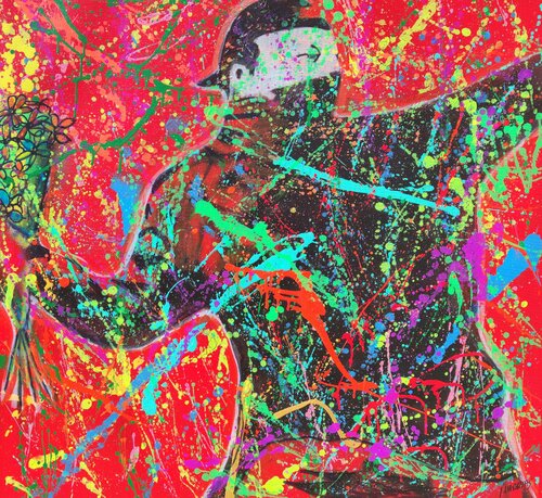 Flores pop par Joan Llaverias, Peinture en vente sur Singulart