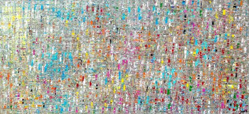 Urban nordik aguamarina par Joan Llaverias, Peinture en vente sur Singulart