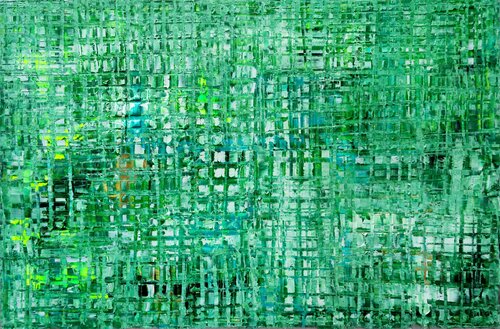 Urban verde natura van Joan Llaverias, Schilderij te koop op Singulart