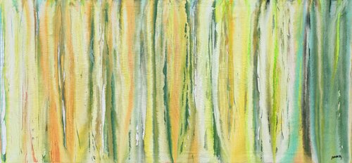 Primavera amarillo zen von Joan Llaverias, Malerei kaufen auf Singulart