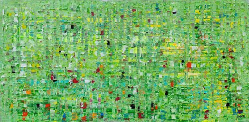 Urban mas verdes van Joan Llaverias, Schilderij te koop op Singulart