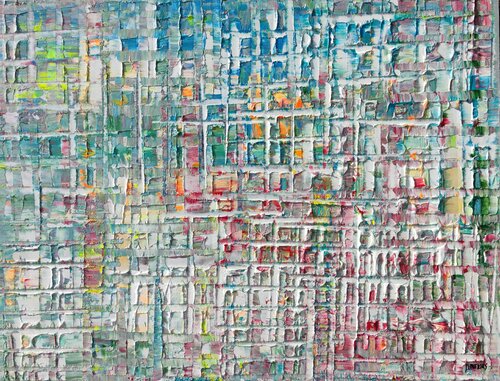Urban Barcelona nordik van Joan Llaverias, Schilderij te koop op Singulart