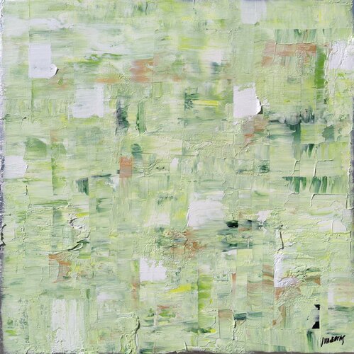 Urban Barcelona zen verde van Joan Llaverias, Schilderij te koop op Singulart