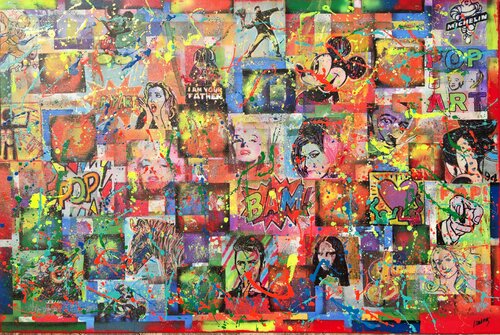 Mundo pop van Joan Llaverias, Schilderij te koop op Singulart