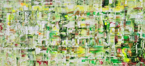 Urban texture verde fluo 5 di Joan Llaverias, Pittura in vendita su Singulart
