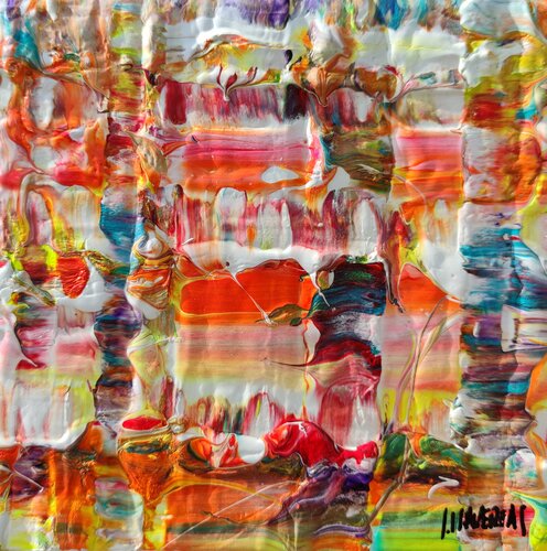 Urban texture mini 5 by Joan Llaverias, Painting for Sale on Singulart