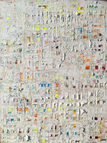 Urban texture curve cooper di Joan Llaverias, Pittura in vendita su Singulart