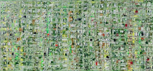 Urban texture gold A di Joan Llaverias, Pittura in vendita su Singulart