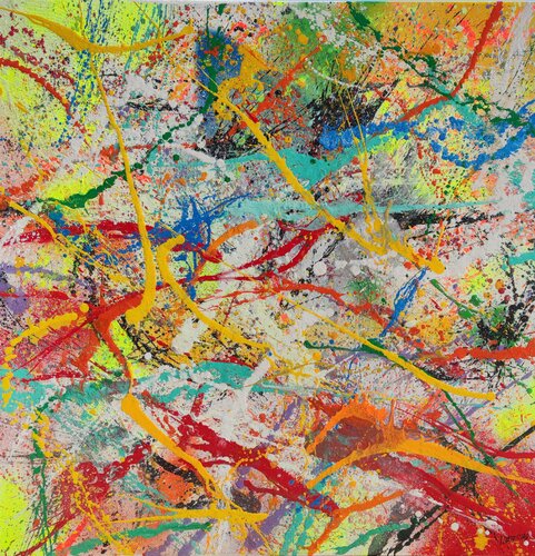 Dripping armonic di Joan Llaverias, Pittura in vendita su Singulart