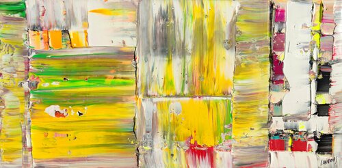 Urban texture nordik groc 1 by Joan Llaverias, Painting for Sale on Singulart