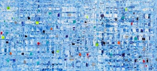 City posidonia di Joan Llaverias, Pittura in vendita su Singulart