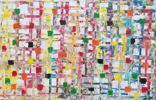 Urban arc en ciel di Joan Llaverias, Pittura in vendita su Singulart