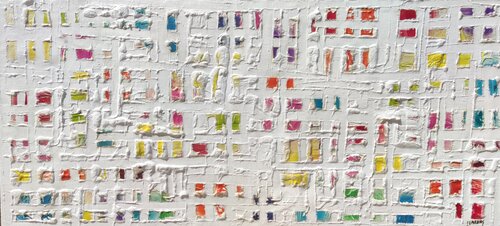 Urban nordik blanco-limon von Joan Llaverias, Malerei kaufen auf Singulart