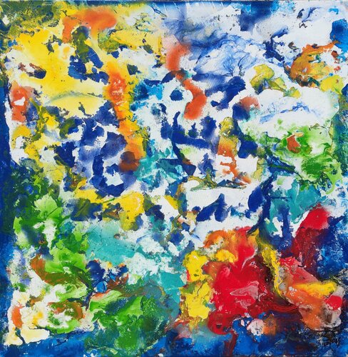 Sal de ibiza  posidonia zen 12 van Joan Llaverias, Schilderij te koop op Singulart