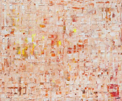 Urbe mediterraneo fluo yellow 5 di Joan Llaverias, Pittura in vendita su Singulart