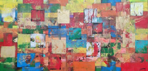 Geometric estructura zen 5 di Joan Llaverias, Pittura in vendita su Singulart