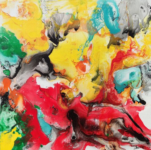 Red organic zen 2 von Joan Llaverias, Malerei kaufen auf Singulart