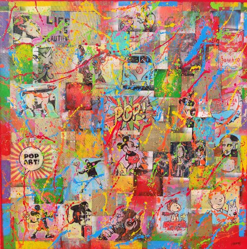 Geometric pop sideral fresh di Joan Llaverias, Pittura in vendita su Singulart