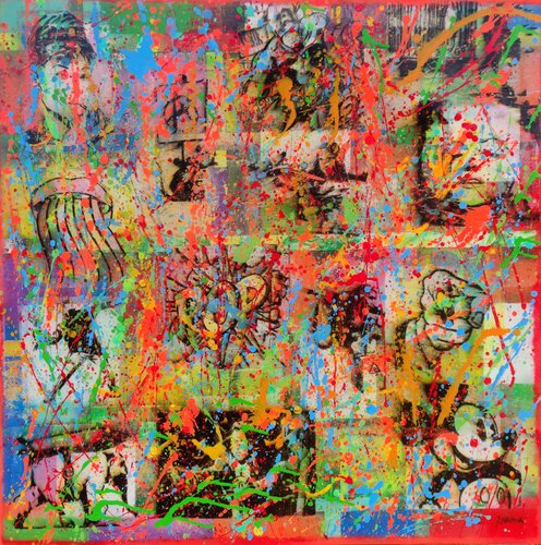 Pop  sonrisa mágica di Joan Llaverias, Pittura in vendita su Singulart