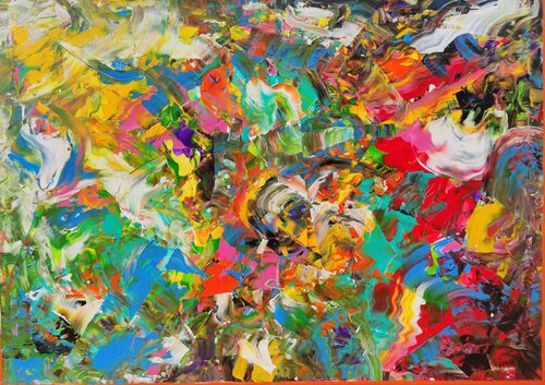 Dripping urban  15 van Joan Llaverias, Schilderij te koop op Singulart