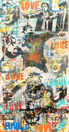 Love pop 179 by Joan Llaverias, Painting for Sale on Singulart