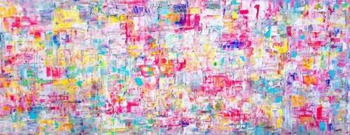 Urban gran turquesa van Joan Llaverias, Schilderij te koop op Singulart