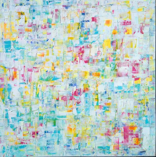 Urban Orange van Joan Llaverias, Schilderij te koop op Singulart