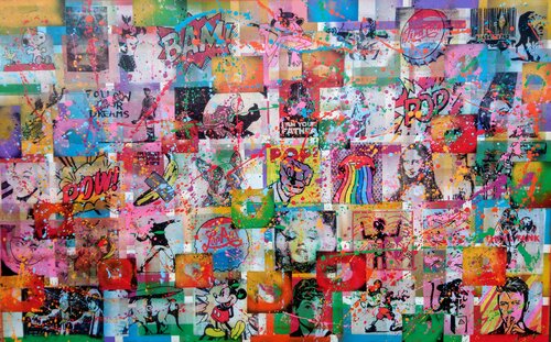 Bananas pop van Joan Llaverias, Schilderij te koop op Singulart