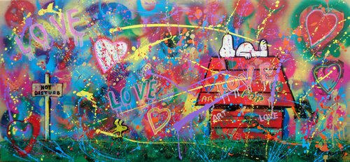 Snoopy pop love Joan Llaverias