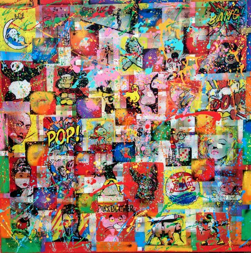 Mixed pop par Joan Llaverias, Peinture en vente sur Singulart