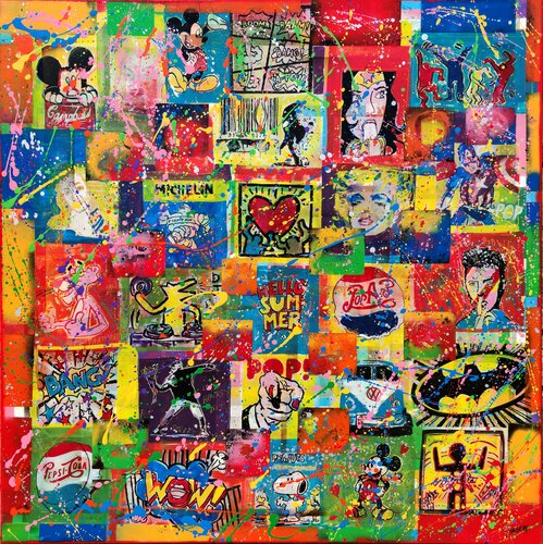 Hello summer pop par Joan Llaverias, Peinture en vente sur Singulart