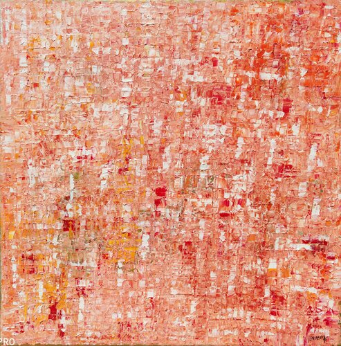 Urban gold naranja par Joan Llaverias, Peinture en vente sur Singulart