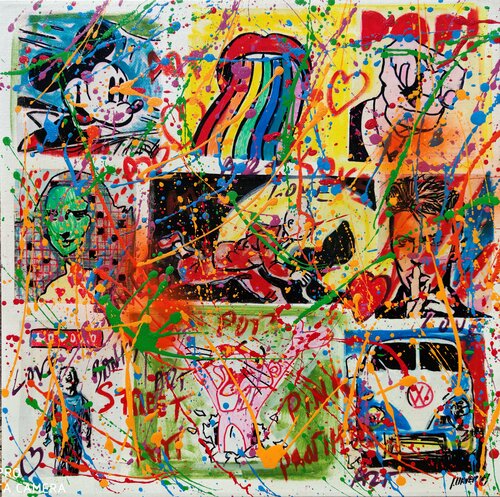 Tintín runner pop di Joan Llaverias, Pittura in vendita su Singulart