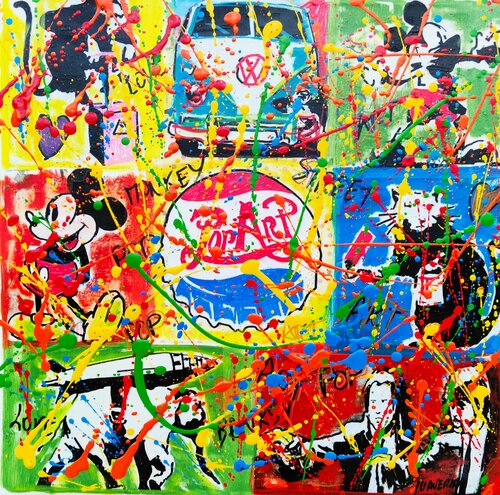 Pop mixed di Joan Llaverias, Pittura in vendita su Singulart