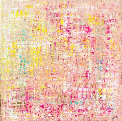 Urban oriental gold van Joan Llaverias, Schilderij te koop op Singulart