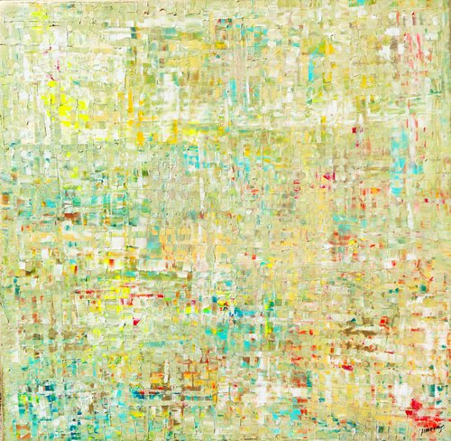 Urban gold cadmio van Joan Llaverias, Schilderij te koop op Singulart